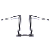 Santee Gloss Black Chrome 2" Fat 14” Rise Borrachos Handlebar Fit For Harley Dyna Sportster XL